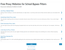 Tablet Screenshot of freeproxywebsites.blogspot.com