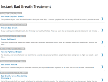 Tablet Screenshot of instant-bad-breath-treatment.blogspot.com