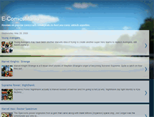 Tablet Screenshot of e-comicsmania.blogspot.com