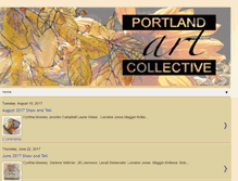 Tablet Screenshot of portlandartcollective.blogspot.com