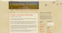 Desktop Screenshot of hikingcatalina.blogspot.com