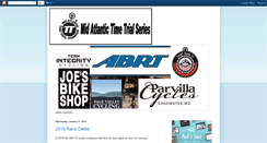 Desktop Screenshot of midatlantictimetrialseries.blogspot.com