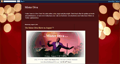 Desktop Screenshot of misterdivablog.blogspot.com