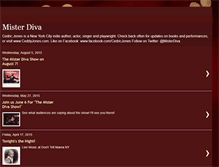 Tablet Screenshot of misterdivablog.blogspot.com