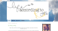 Desktop Screenshot of lifeaccordingtojesarmstrong.blogspot.com