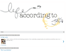 Tablet Screenshot of lifeaccordingtojesarmstrong.blogspot.com