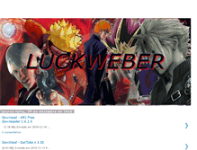 Tablet Screenshot of luckweber.blogspot.com