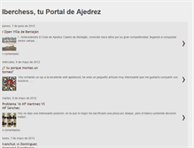 Tablet Screenshot of iberchess2012.blogspot.com