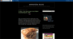 Desktop Screenshot of annaveda.blogspot.com