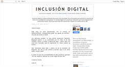 Desktop Screenshot of inclusiondixital.blogspot.com