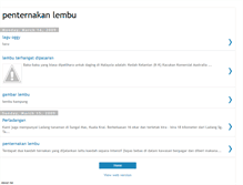 Tablet Screenshot of penternakanlembu.blogspot.com