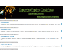 Tablet Screenshot of karaokesingingmachine.blogspot.com