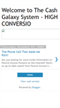 Mobile Screenshot of cashgalaxysystemreviews.blogspot.com