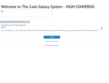 Tablet Screenshot of cashgalaxysystemreviews.blogspot.com