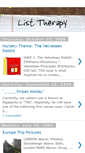 Mobile Screenshot of list-therapy.blogspot.com