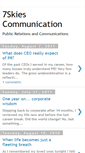 Mobile Screenshot of 7skies-communication.blogspot.com