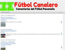 Tablet Screenshot of futbolcanalero.blogspot.com