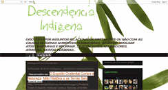 Desktop Screenshot of descendenciaindigena.blogspot.com