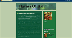 Desktop Screenshot of flavorsofitaly.blogspot.com