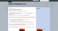 Desktop Screenshot of blogpartyhost.blogspot.com