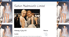 Desktop Screenshot of fashionmademoisellelimited.blogspot.com