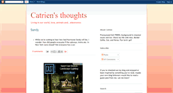 Desktop Screenshot of catriensdailythoughts.blogspot.com