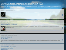 Tablet Screenshot of jacarezinhopelapaz.blogspot.com