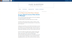 Desktop Screenshot of jakekarstens.blogspot.com