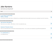 Tablet Screenshot of jakekarstens.blogspot.com