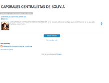 Tablet Screenshot of caporalescentralistasbolivia.blogspot.com