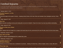 Tablet Screenshot of cerebralsojourns.blogspot.com