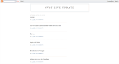 Desktop Screenshot of nvstliveupdate.blogspot.com