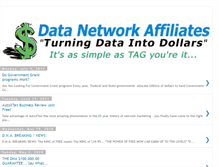 Tablet Screenshot of datanetworkaffiliate.blogspot.com