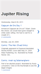 Mobile Screenshot of jupiterrising.blogspot.com