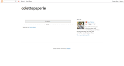 Desktop Screenshot of colettepaperie.blogspot.com