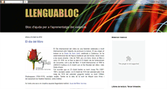 Desktop Screenshot of llenguabloc.blogspot.com