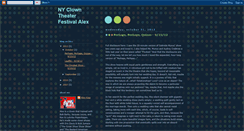 Desktop Screenshot of nyclowntheaterfestivalalex.blogspot.com