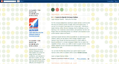 Desktop Screenshot of learnspeakgermanonline.blogspot.com