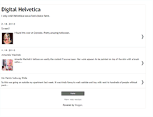 Tablet Screenshot of digitalhelvetica.blogspot.com