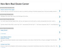 Tablet Screenshot of newbernrealestatecorner.blogspot.com