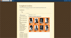 Desktop Screenshot of longhornleaders.blogspot.com