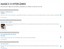 Tablet Screenshot of mamaeeointercambio.blogspot.com