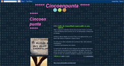 Desktop Screenshot of cincoenpunta.blogspot.com
