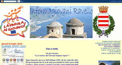 Desktop Screenshot of informagiovaniravello.blogspot.com