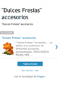 Mobile Screenshot of dulcesfresias.blogspot.com