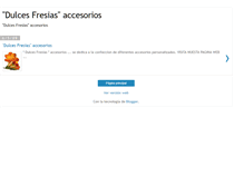Tablet Screenshot of dulcesfresias.blogspot.com