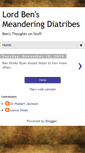 Mobile Screenshot of lordben.blogspot.com