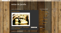 Desktop Screenshot of notasdejacobe.blogspot.com