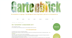 Desktop Screenshot of gartenblick.blogspot.com