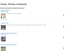 Tablet Screenshot of coresformasetexturas.blogspot.com